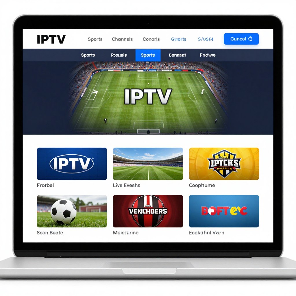 Budget-friendly IPTV UK service showing sports content