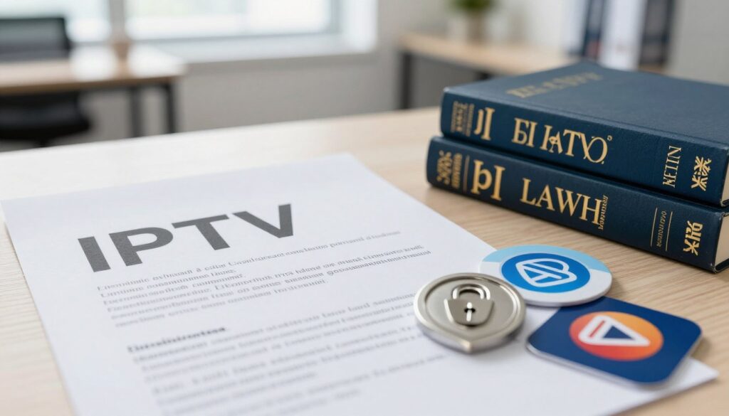 legal iptv services compliance and licensing concept