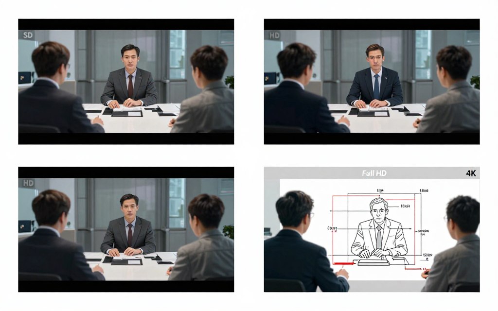 streaming quality comparison different resolutions